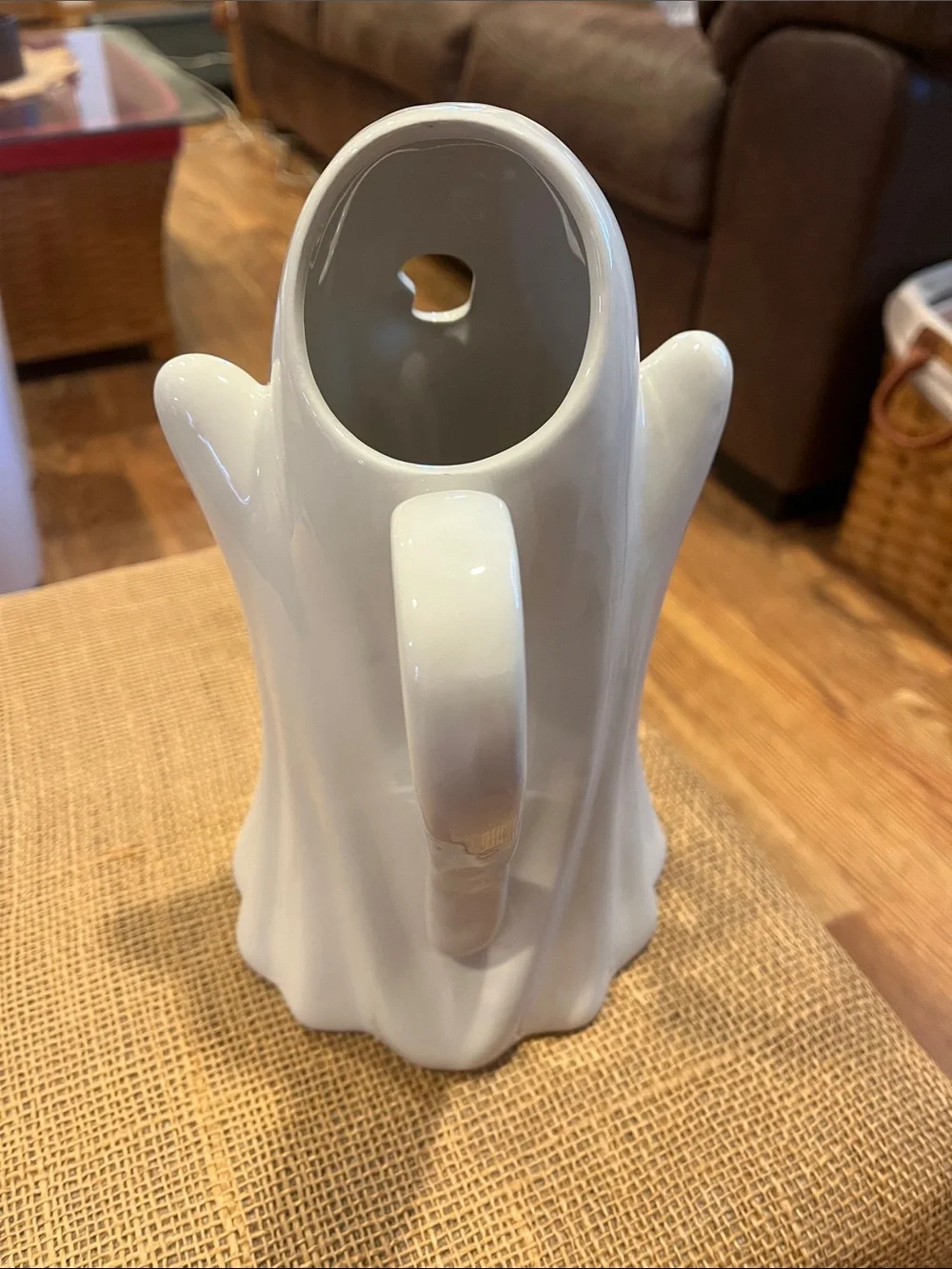 Ceramic Halloween Ghost Pitcher